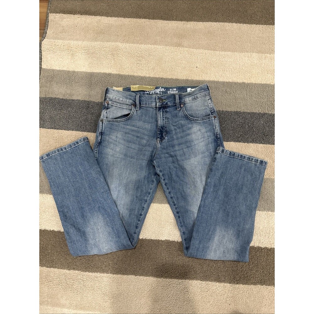Men’s Wrangler Retro Jeans Size 30 X 32 Slim Straight